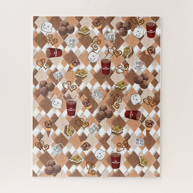 Puzzles Chocolate Caliente Malvavisco (Vertical)