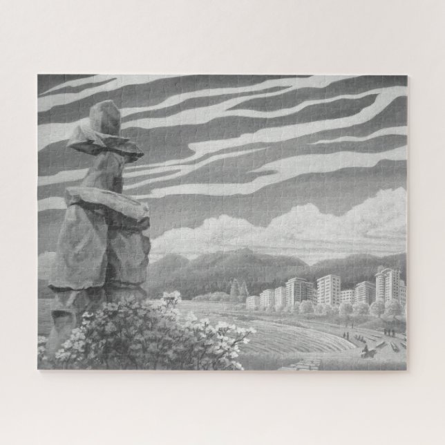 Puzzles de arte de Vancouver Canadá - Regalos de a (Horizontal)