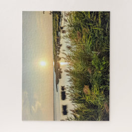 Puzzles de la puesta de sol de Outer Banks Duck No