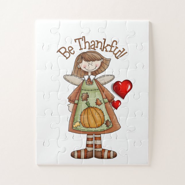 Puzzles Feliz Día de Acción de Gracias (Vertical)