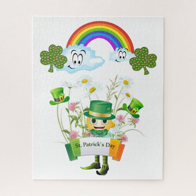 Puzzles Happy St. Patrick's Day (Vertical)