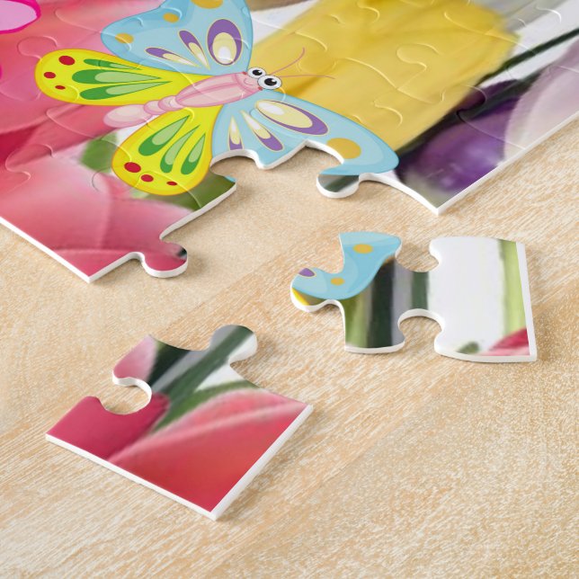 Puzzles Mariposa Floral (Lado)