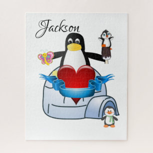 Puzzles Mariposa Pingüino Corazones Felices San Va