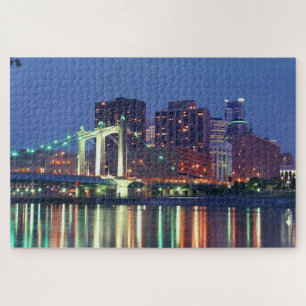 Puzzles Minneapolis Skyline Jigsaw de 1000 piezas