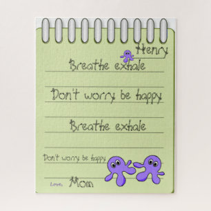 Puzzles Octopus Exhale Respiración No se preocupe