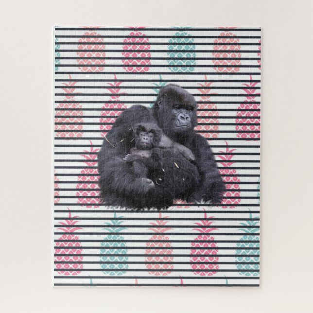 Puzzles Pineapple Gorilla Baby Gorilla (Vertical)