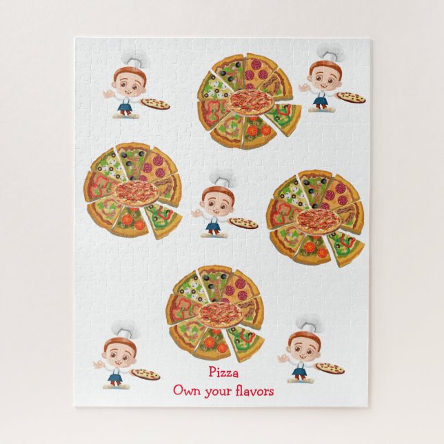Puzzles Pizza Pie te apuestan tus sabores (Vertical)