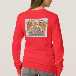 PVP camiseta para damas de manga larga