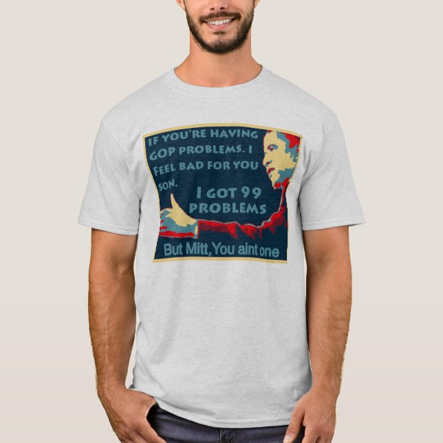 PY el | camiseta de Obama de 99 problemas (Anverso)