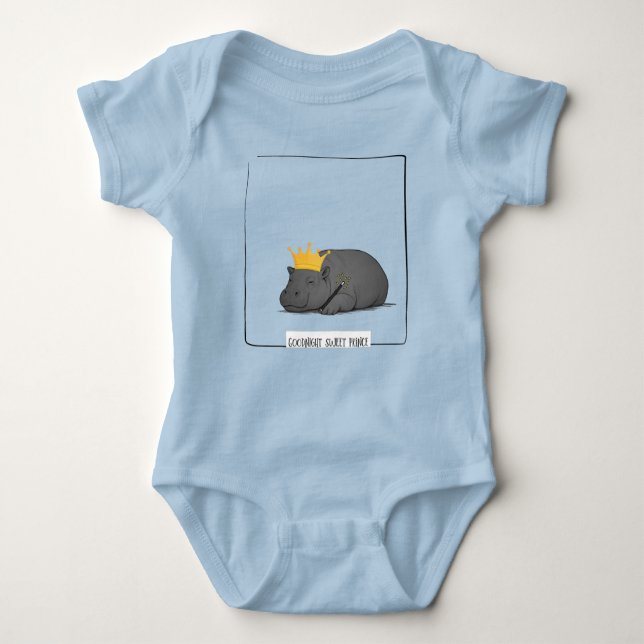 Pygmy Hippo Baby Body Suit (Anverso)