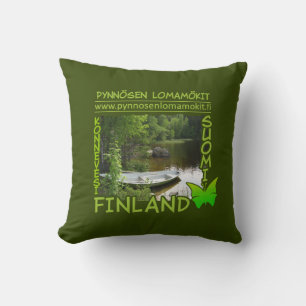 Pynnösen Lomamökit personalizado almohada