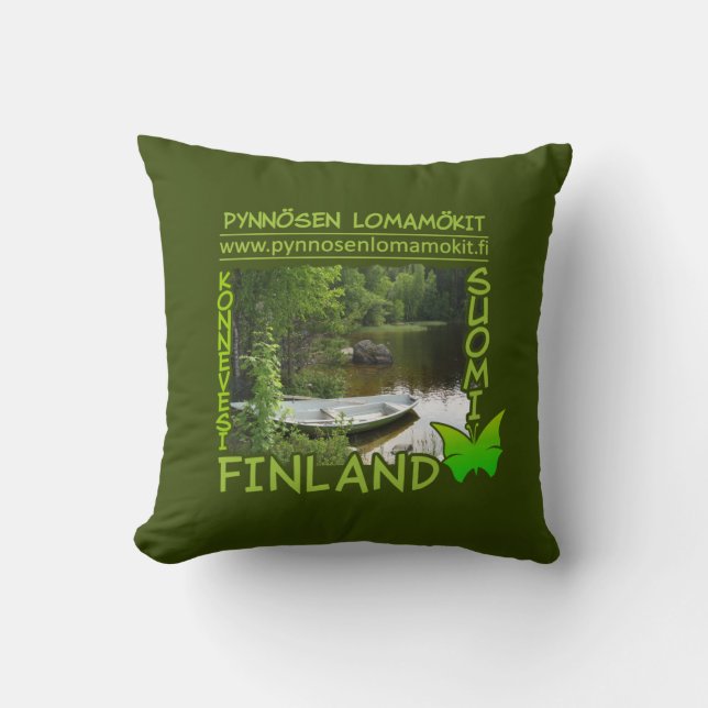 Pynnösen Lomamökit personalizado almohada (Anverso)