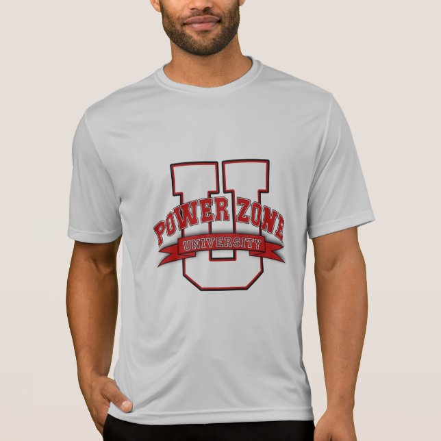 PZU - Camiseta gris para hombre (Anverso)