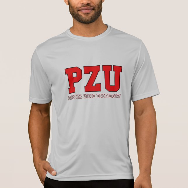 PZU - Camiseta gris para hombre 2 (Anverso)