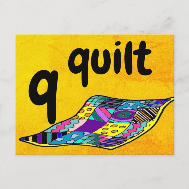 q - tarjeta flash quilt (Anverso)