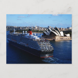 QE2 en la postal australiana de Sydney