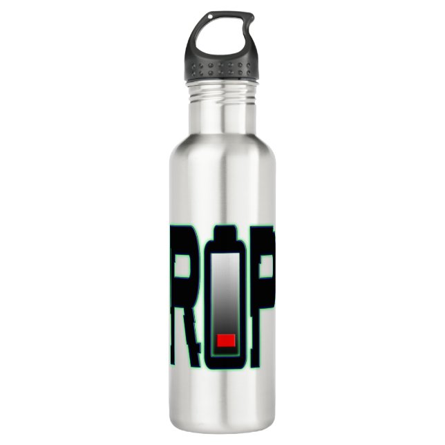 QEPD Botella de agua de la batería (Anverso)
