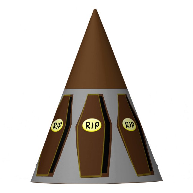 QEPD Gorra del Fiesta del ataúd de Halloween (Anverso)