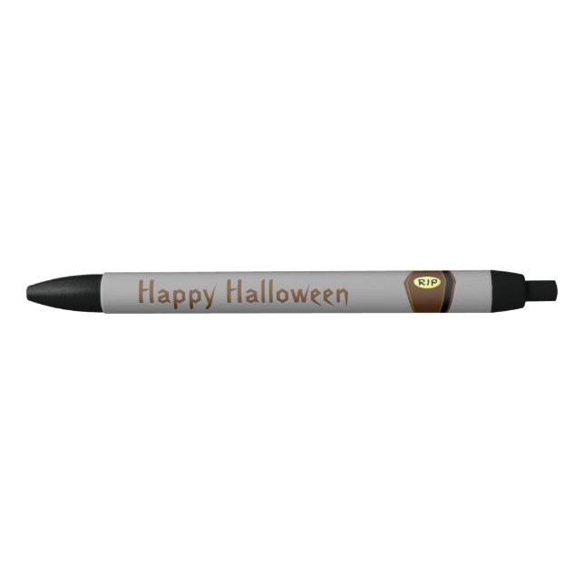 QEPD Haklloween Coffin de la pluma personalizada D (Anverso)