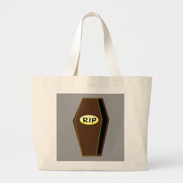 QEPD La Bolsa De Doom Tote De Halloween (Frente)