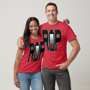QEPD la camiseta oscura básica de los hombres de l