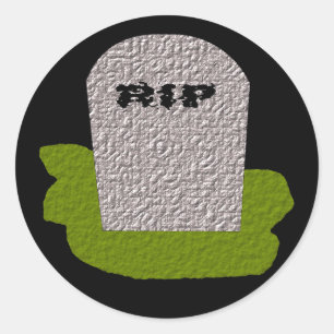 QEPD Pegatina Tombstone