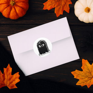 QEPD Pegatinas Tombstone