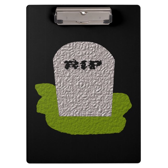 QEPD Portapapeles de Tombstone (Anverso)