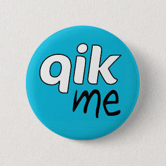 Qik oficial yo insignia del botón