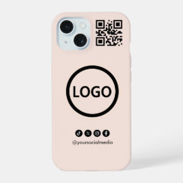 QR Code Business Social Media Rubor iPhone 15