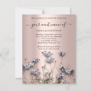 QR CODE Floral Meadow Wildflower GreenerRosa