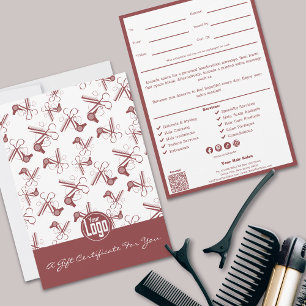 QR Code Services Note Certificado de regalo de Hai