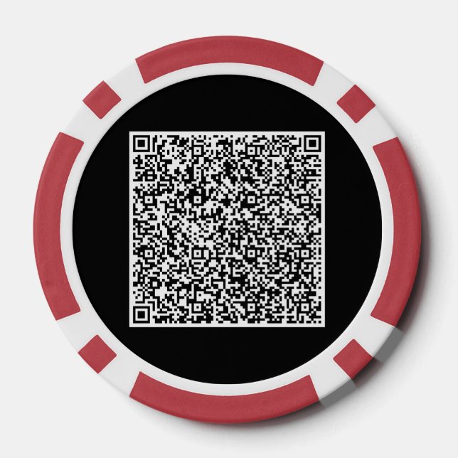 QR Código Analizar información Chips de póquer per (Reverso )