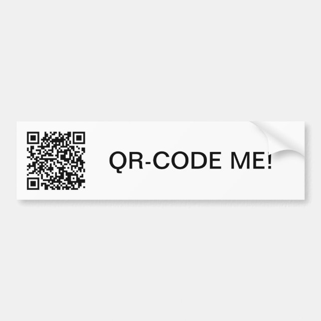 QR-código pegatina de automóvil (Frente)