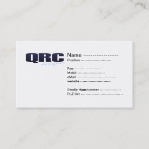 QR código tarjeta de presentación