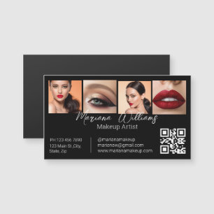 qr maquillaje de código fotos de artista imán de n