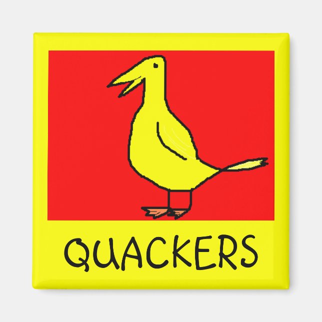 QUACKERS - imán (Frente)