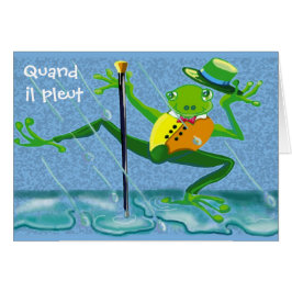 ¿Quand il pleut, porquoi pas danser?