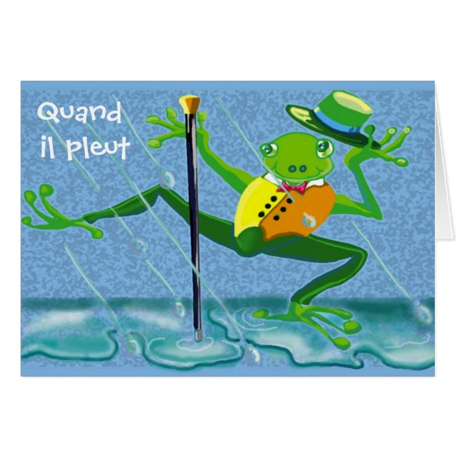 ¿Quand il pleut, porquoi pas danser? (Anverso (Horizontal))