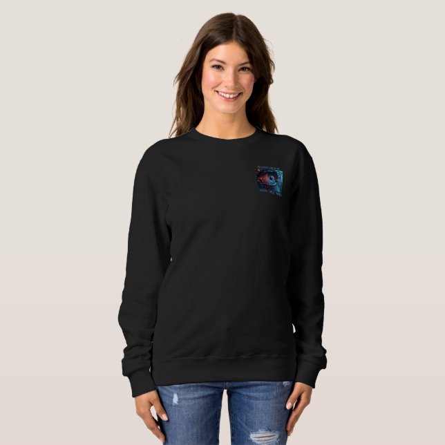 Quantum Eye cosas mujeres sudadera con capucha neg (Anverso completo)
