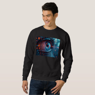 Quantum Eye men sudadera negra