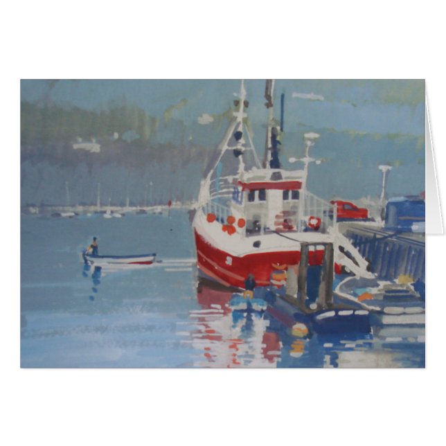 Quay Salcombe del pescador (Anverso (Horizontal))