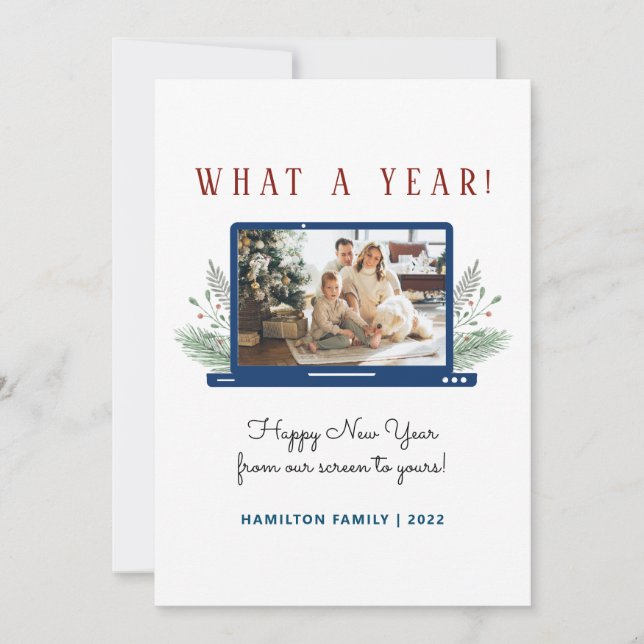 ¡Qué Año! Festividad fotográfica de Año Nuevo en m (Anverso)