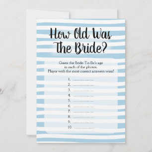 Qué Antigüedad Tenía El Juego De La Ducha De Novia