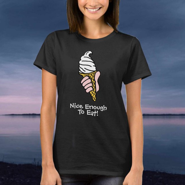 ¡Qué Bonito Comer! Camiseta gráfica de helado (Subido por el creador)