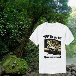 ¿Qué? Camiseta de la caña de caña de Queensland