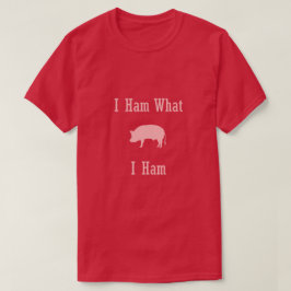 Qué camiseta del amante del cerdo del jamón de I