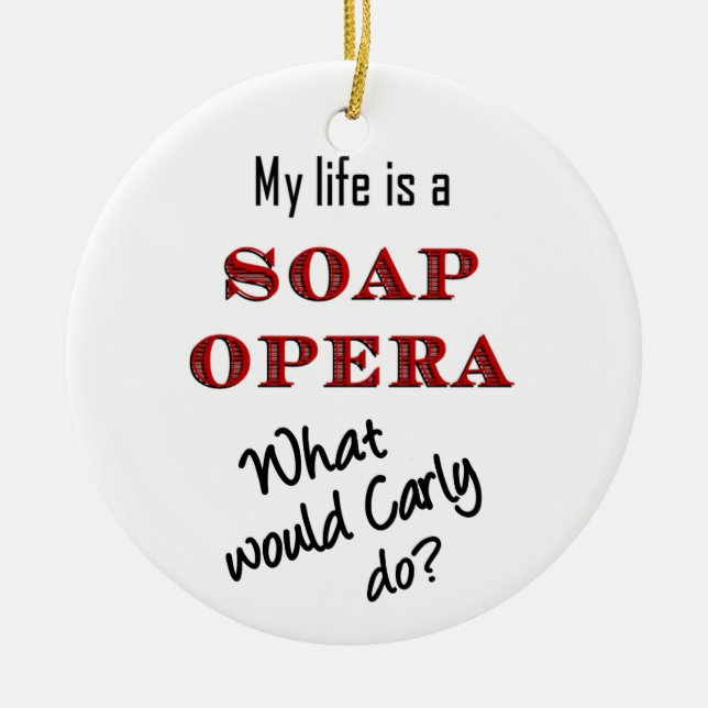 ¿Qué Carly haría? Ornamento (Frente)