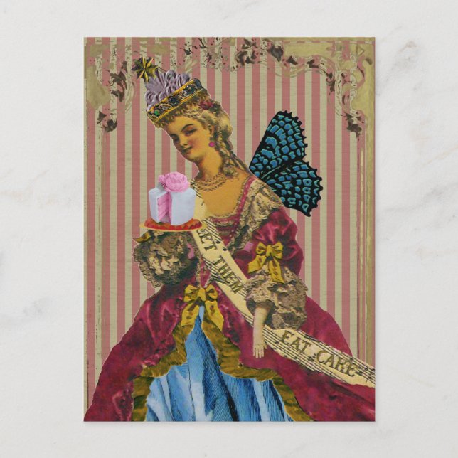 Que Coman Pastel ~ Tarjetas Postales / Invitacione (Anverso)