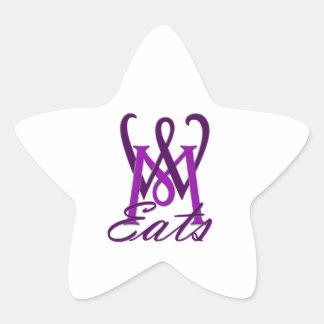Qué come Micky Eats Star Pegatina